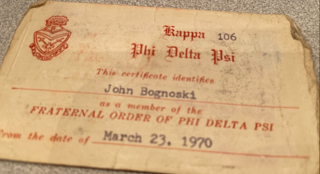 Phi Delta Psi John Bognoski kappa 106