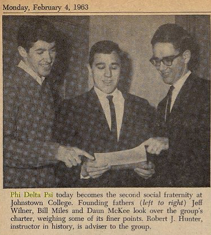 Panther Feb 4 1963 Founding Fathers Phi Delta Psi